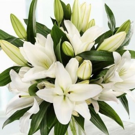 White Lily Bouquet